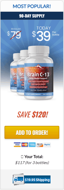 Buy Brain C-13 3 Bottles