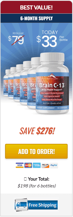 Buy Brain C-13 6 Bottles